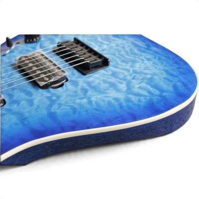 Custom Race Blue Burst Misha Mansoor Juggernaut HT7 Finish 7 String Guitar - Image 5