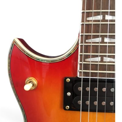 Custom Pearl Santana SG3000 Sunburst Finish Electric Guitar Abalone Binding - Image 6
