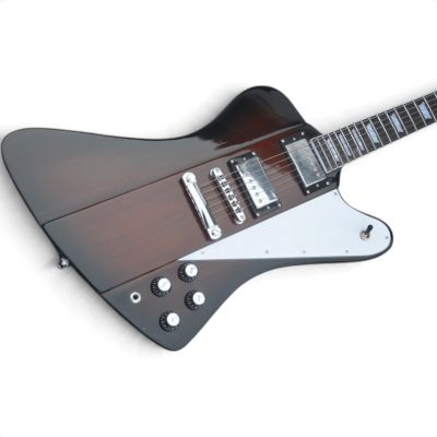 Custom Crown Johnny Firebird V Tobacco Sunburst Electric Guitar - Image 7