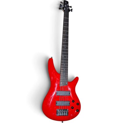 Custom Axis Candy Apple Red Soundgear 5 String Bass - Image 7