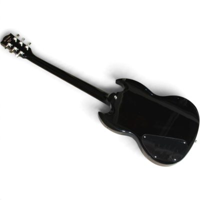 Custom Crown Angus Black Tony Lommi Finish SG Cross Inlays Electric Guitar - Image 5