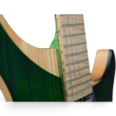 Custom Diplomat Boden Green Finish Headless 6 String Guitar - Image 8