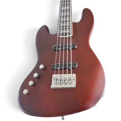 Custom Regent Burgundy Marcus Miller 5 String Bass