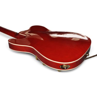 Custom Regent Fhole Orange Finish Paul Waller Masterbuilt Bigsby Hollow Body Guitar - Image 7