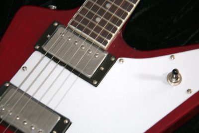 Custom Crown Transprent Red Wine Modernistic Explorer 6 String Electric Guitar - Image 9