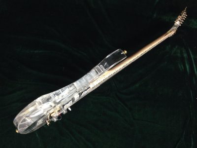 Custom Axis Plexiglass Acrylic Lucite Body Headstock Multi Colored LED Tremolo Guitar Jem Tree Of Life Inlay - Image 14