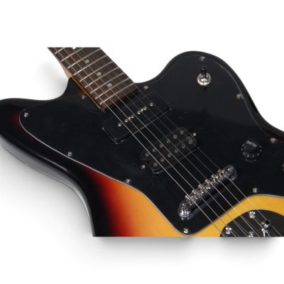 Custom Regent Lars Frederiksen Sunburst Blacktop Finish Jazzmaster Guitar - Image 9