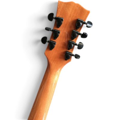 Custom Crown SG Zebra Wood Finish 7 String Guitar - Image 6