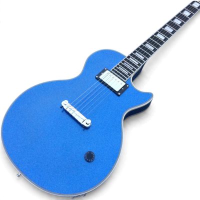Custom Crown Billie Joe Pacific Blue Sparkle Single Pickups Electric Guitar - Image 8