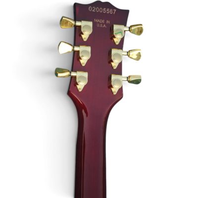 Custom Crown Red Wine Finish Electric Guitar - Image 6