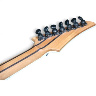 Custom Onyx Regius Blue Burst Burl Maple Top 6 String Electric Guitar - Image 12