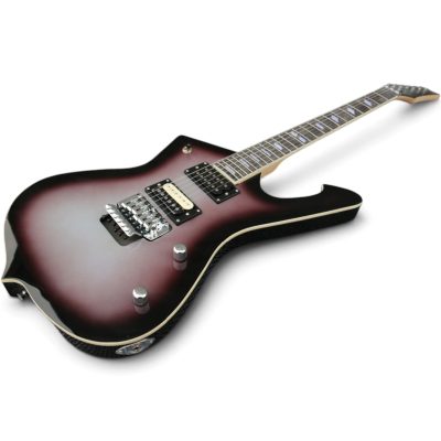 Custom Axis Iceman Gray Sunburst STM3 Sam Totman Floyd Rose Tremolo Guitar - Image 8