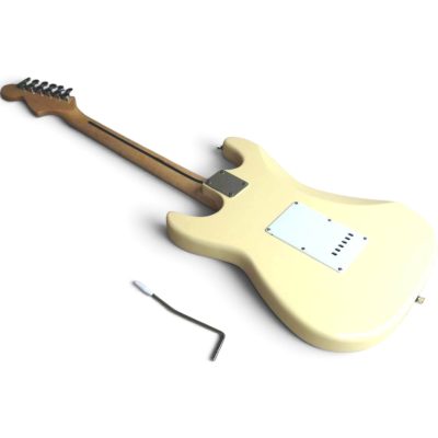 Custom Regent Vintage Cream Maple Scalloped Fretboard Yngwie Malmsteen Guitar - Image 6