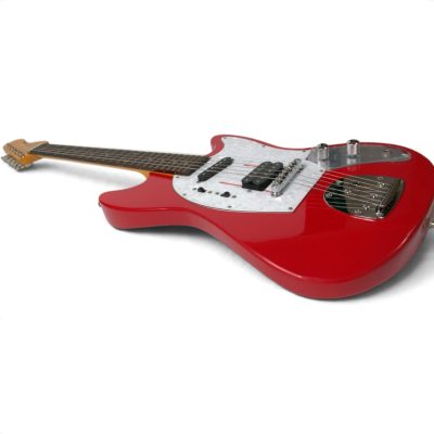 Custom Regent Kurt Mustang Dakota Red Finish Electric Guitar - Image 6