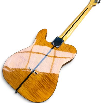 Custom Oligarch Amber Tiger Maple Top Prince Mad Cat Leopard Pickguard Guitar - Image 9