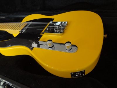Custom Regent Jeff Beck Graffiti Yellow Finish Electric Guitar - Image 9