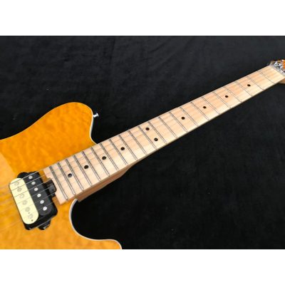 Custom Aether Wolfgang Axis Amber Quilt Maple Top Floyd Rose Tremolo Guitar - Image 11