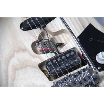 Custom Regent Natural Finish Floyd Rose Tremolo Guitar - Image 7