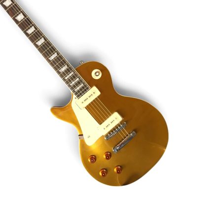 Custom Crown Goldtop P90 Pickups Metallic Joe Bonamassa Electric Guitar Left Handed - Image 8