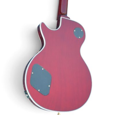 Custom Crown Red Wine Finish Electric Guitar - Image 7