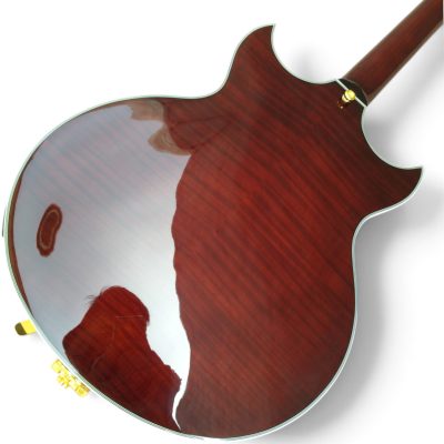Custom Crown Johnny A Pelham Blue Burst Flame Maple Top Bigsby Vibrato Tailpiece Guitar - Image 18