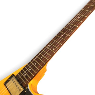 Custom Crown Natural Korina Moderne Split Headstock Electric Guitar - Image 9