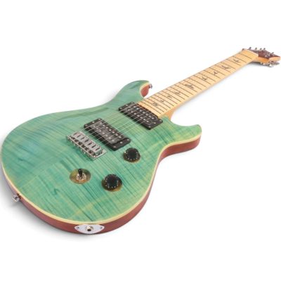 Custom Monarch SE Teal Green Burst Flame Maple Top Guitar