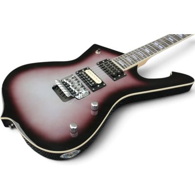 Custom Axis Iceman Gray Sunburst STM3 Sam Totman Floyd Rose Tremolo Guitar - Image 9