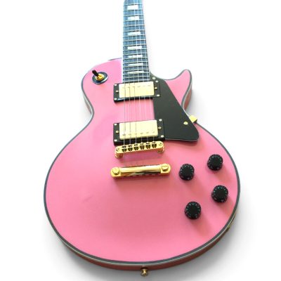 Custom Crown Mick Bubblegum Pink Finish Electric Guitar