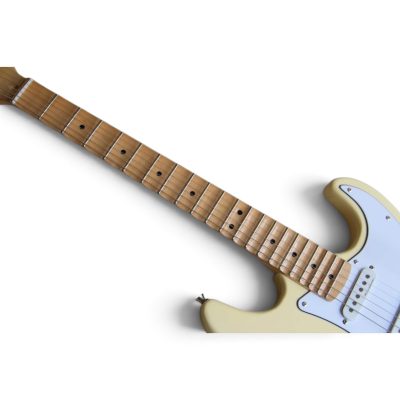 Custom Regent Vintage Cream Maple Scalloped Fretboard Yngwie Malmsteen Guitar - Image 8