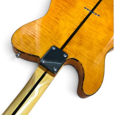 Custom Oligarch Amber Tiger Maple Top Prince Mad Cat Leopard Pickguard Guitar - Image 11