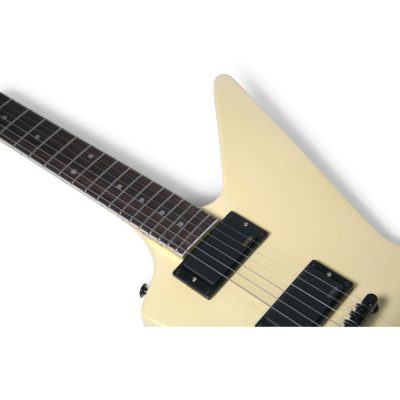 Custom Crown Cream Modernistic Explorer Electric Guitar - Image 9