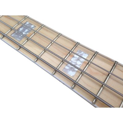 Custom Regent Shell Pink Marcus Geddy Lee 4 String Jazz Bass - Image 7