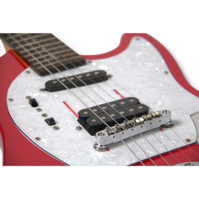 Custom Regent Kurt Mustang Dakota Red Finish Electric Guitar - Image 7