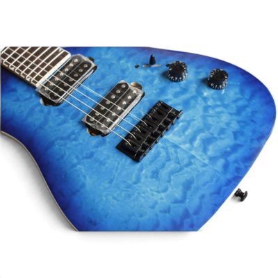 Custom Race Blue Burst Misha Mansoor Juggernaut HT7 Finish 7 String Guitar - Image 7