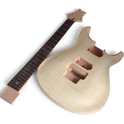 Custom Monarch SE Santana DIY Unfinished Guitar Do It Yourself Body Neck Floyd Rose Tremolo Cavity - Image 8