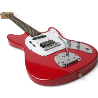 Custom Regent Kurt Mustang Dakota Red Finish Electric Guitar - Image 8