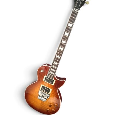 Custom Crown 1960 Iced Tea Flame Maple Top Slim Tapered Neck Profile Floyd Rose Tremolo Guitar - Image 11
