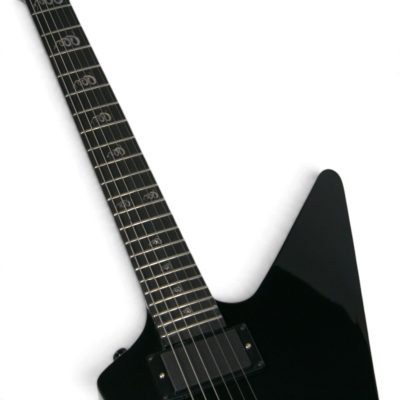 Custom Obsidian Hetfield EII Explorer Black Electric Guitar - Image 7