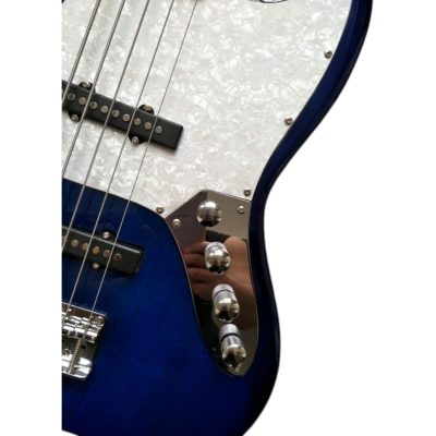 Custom Regent Transparent Blue Marcus Miller 5 String Bass - Image 11