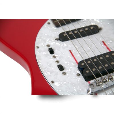 Custom Regent Kurt Mustang Dakota Red Finish Electric Guitar - Image 9