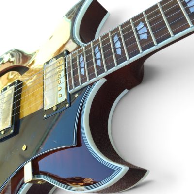 Custom Crown Johnny A Sunset Glow Quilt Maple Top Bigsby Vibrato Tailpiece Guitar - Image 15