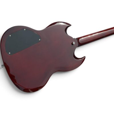 Custom Crown SG Tony Lommi Heritage Cherry Red P90 Single Pickup Electric Guitar - Image 8