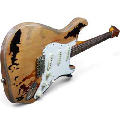 Custom Regent SRV Heavy Aged Relic Distressed Stevie Ray Tobacco Sunburst Finish Guitar - Image 15