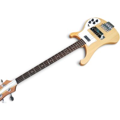 Custom Nova 4001 Naturalglo 4 String Bass Reversed Headstock - Image 13