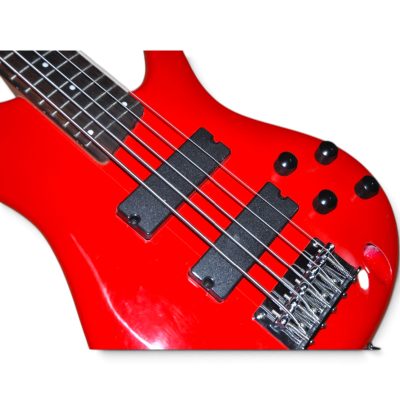 Custom Axis Candy Apple Red Soundgear 5 String Bass - Image 8