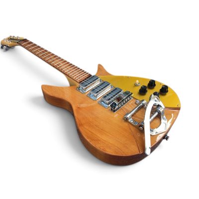 Custom Nova Natural Finish 325C64 21 Inch Scale Length Lennon Guitar Bigsby Tremolo - Image 2