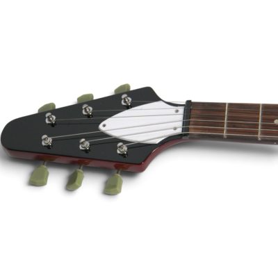 Custom Crown Flying V Jimi Hendrix Heritage Cherry Transparent Electric Guitar - Image 2
