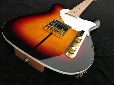 Custom Regent Merle Haggard Tuff Dog Sunburst Quilt Maple Top Electric Guitar - Image 17