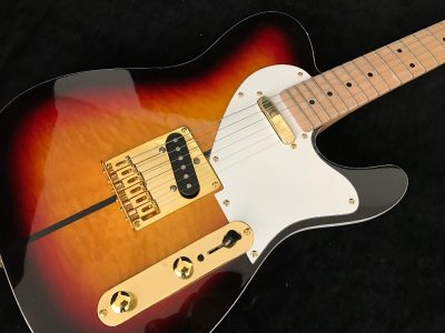 Custom Regent Merle Haggard Tuff Dog Sunburst Quilt Maple Top Electric Guitar - Image 5